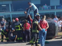Condutor encarcerado após despiste na estrada barcelos-esposende