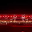 Barcelos estreia 'show' de luzes no estádio
