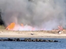 Fazem churrasco na praia em viana do castelo e chamas descontrolam-se