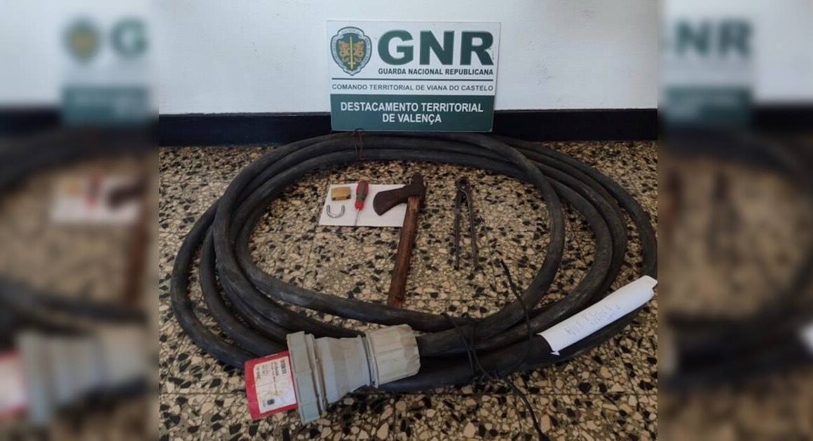 Valença: apanhados em flagrante a furtar metais numa obra. Causaram danos de 7. 500 euros