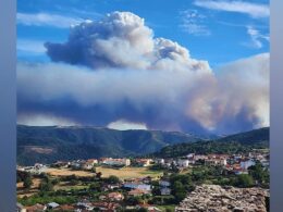 Novo grande incêndio em trás-os-montes. Tem três frentes ativas