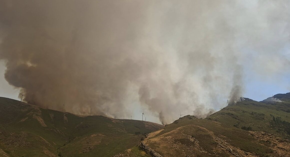 Incêndio: duas aldeias de mondim de basto em risco