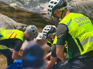 Duas pessoas caíram na cascata do tahiti no gerês