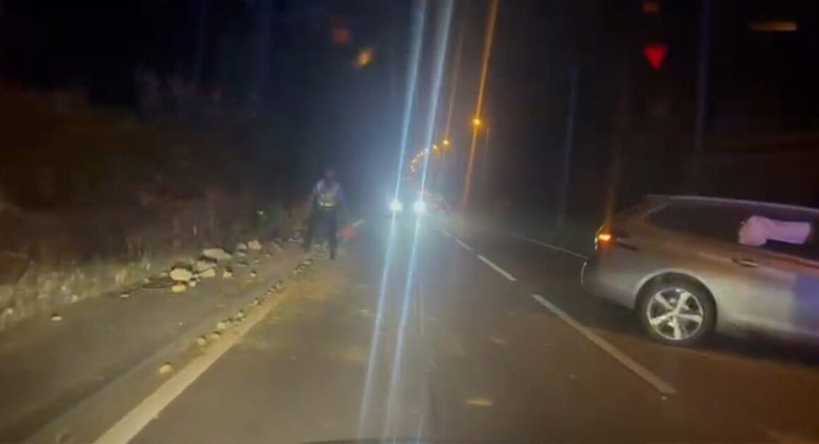 Homem ferido após se despistar contra muro na estrada barcelos-póvoa de varzim
